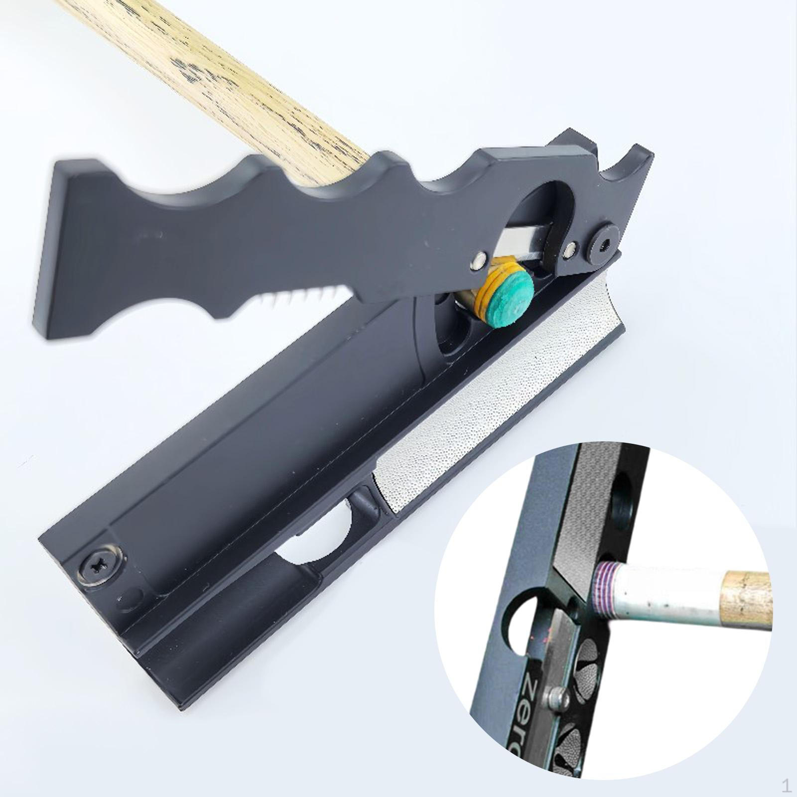 

9 in 1 Pool Cue Tip Shaping Billiard Tool Versatile Maintenance Trimmer Repair for