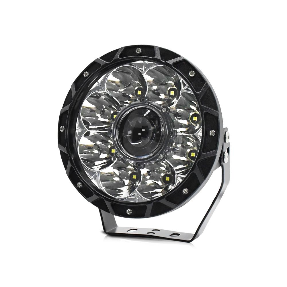 E16 Round LED Work Light 14000LM Super Bright Driving Fog Light Motorbike Auxiliary Lights 9-30V Fog Lamps For ATV Tractor Truck