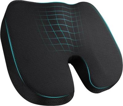 Seat Cushion, Memory Foam Coccyx Cushion, Ergonomic Office Chair, Car Seat Cushion, Wheelchair Seat,  Back Pain Relief