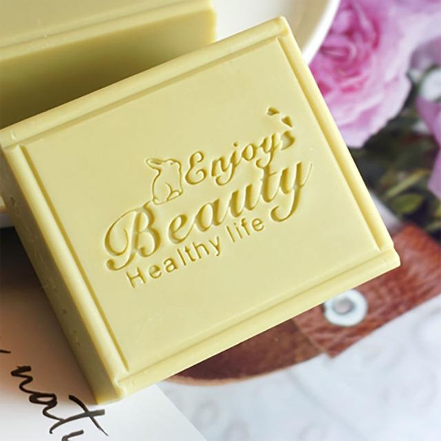 Molde Carimbo Personalizado para Sabão, Selo de Vedação para DIY, Suprimentos para Fazer Sabão Artesanal, Kits de Ferramentas, Série de Flores Letras Inglesas