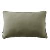 Coussin déhoussable avec passepoil "Gaïa" 40 x 60 cm "Gaze de Coton" - Romarin