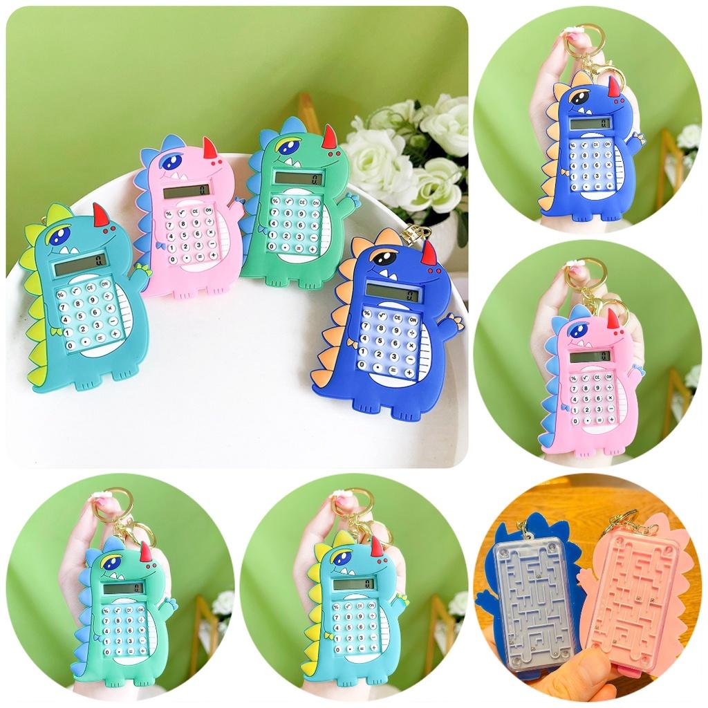 Lovely Resin Dinosaur Maze Keychain Creative Kids Toy Decoration