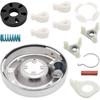 Upgraded 285785 Washer Clutch Kit 285753A Motor Coupling Kit & 4pcs 80040 Washer Agitator Dog Directly by Sikawai Fit for Whirl-pool Ken-more Washer