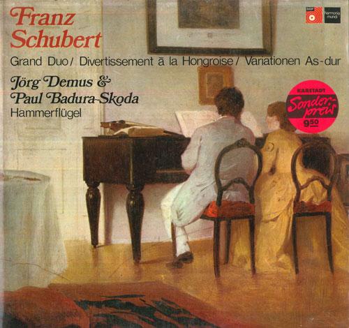 

LP Record JORG DEMUS, PAUL BADURA SKODA - Schubert Divertissement A La Hongro CVH329 BASF Germany Classical Used
