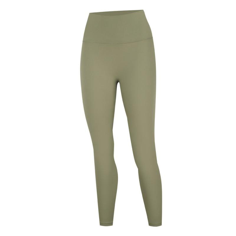 High-Waisted 9/10 Length Yoga Leggings Women Seamless Ultra-Stretch Quick-Dry Breathable Workout Pants
