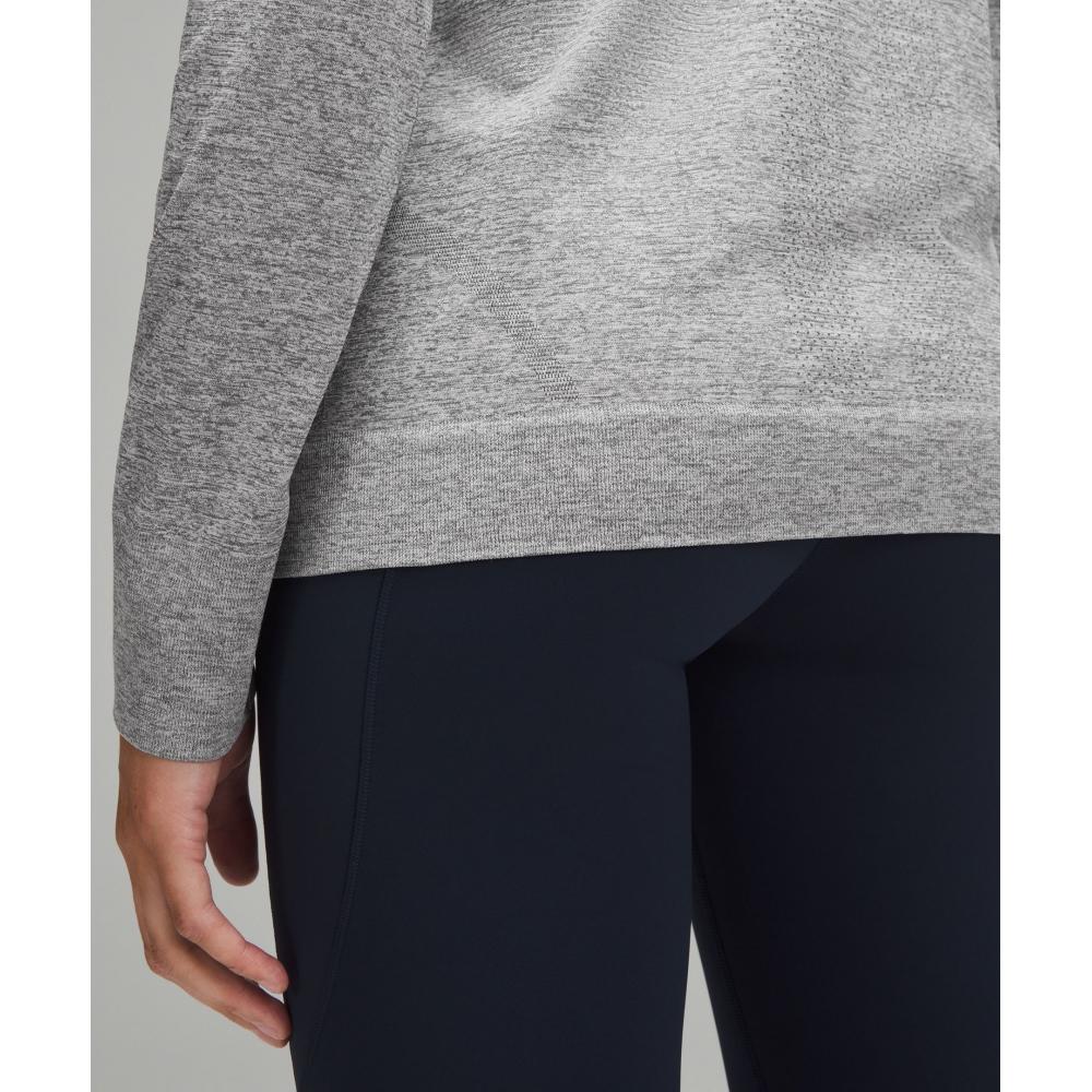 Lululemon Swiftly Relaxed Long Sleeve Shirt  Hip Length Slate White