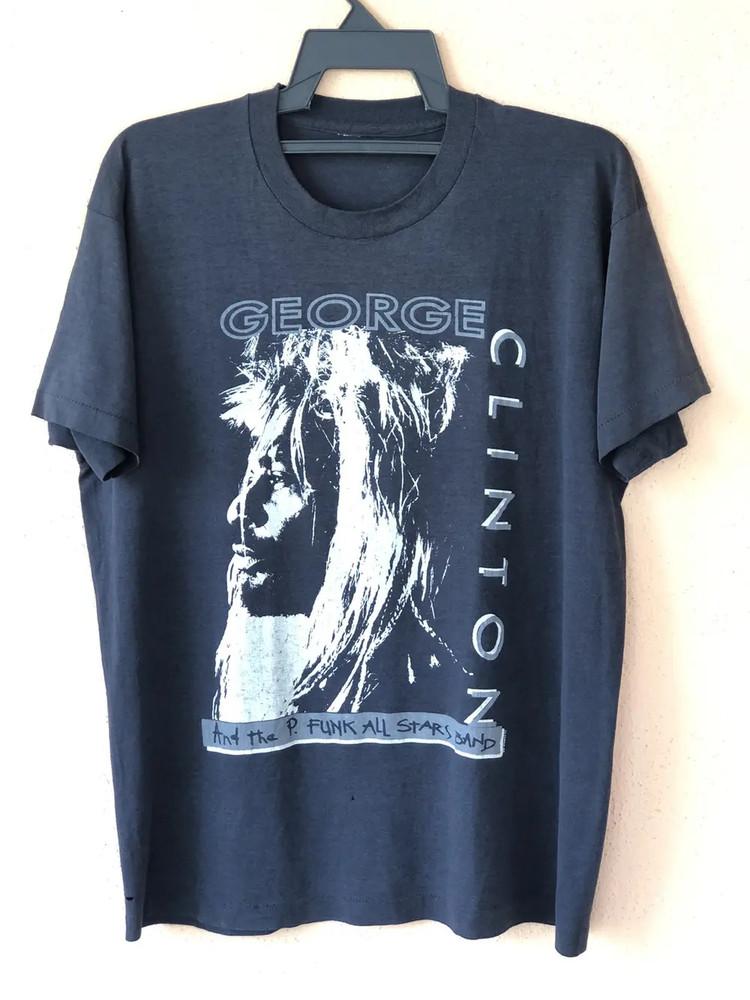 

Vintage George Clinton P.Funk All Stars Shirt Unisex Concert S to 5XL EL028 Unisex T-Shirt XXL