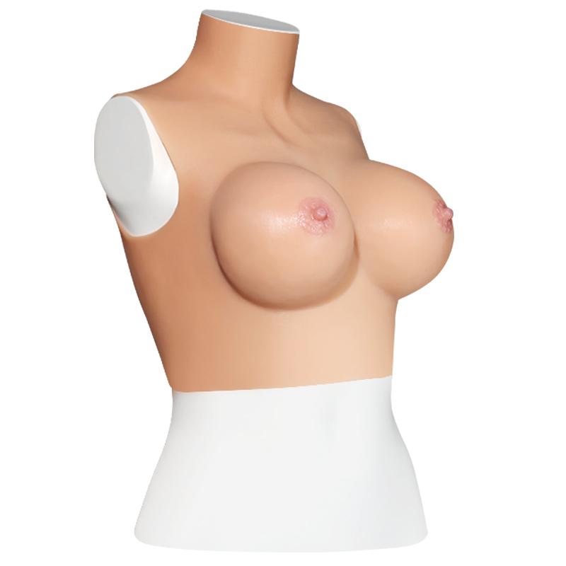 Men's Cosplay Costume Underwear B-F Cup Gay Fake Breast Invisible Erotic Role-Play Lingeries