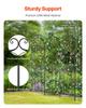 4 Packs Metal Garden Trellis for Climbing Plant Support 71x20 In Rustproof