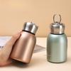 Mini Chubby Big Belly Cup Stainless Steel Thermos Cup Portable Carrying Ring 300ml Vacuum Flask Insulated Hot Water Bottle