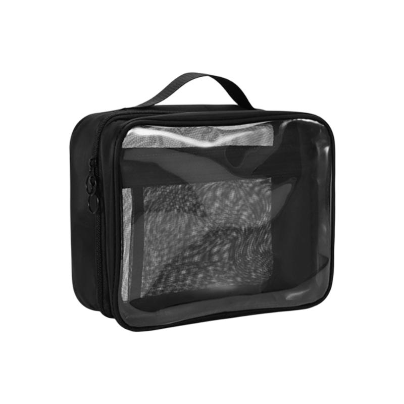 Makeup Bag Fashion Handbag Large Capacity Storage Bag Waterproof Transparent Toiletry Bag Toiletries Makeup Pouches