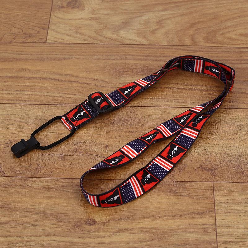 

Guitar Strap Ethnic Pattern Hawaii Style Ukulele Strap Adjustable Nylon Clip with Hook Belt Sling Ukulele Guitar Accessories