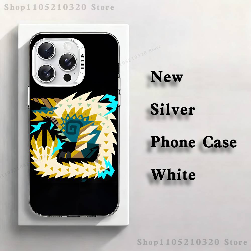 

Monster Z-Zinogre Hunter Phone Case For iPhone 17,16,15,14,13,12,11,Pro,Max,Plus,Mini,XS,SE Anti Fall White Matte Hard Bumper iPhone13