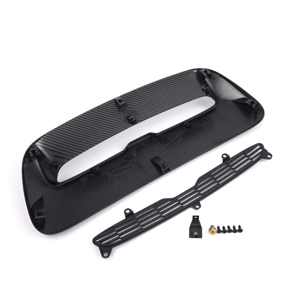 Carbon Fiber Front Air Hood Bonnet Vent W/ Grid For Mini Cooper S R56 2008-2013