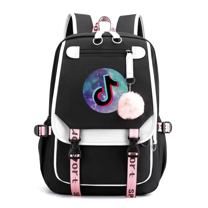 Cute hairball shoulder student bag