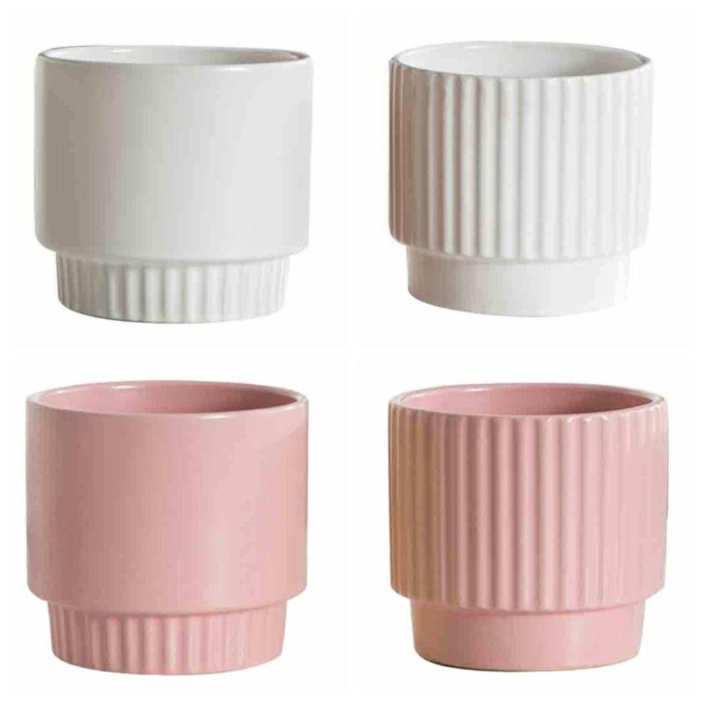 Creative Ceramic Flowerpot DIY Succulent Pots Mini Ceramic Plant Pots  Desktop Decoration
