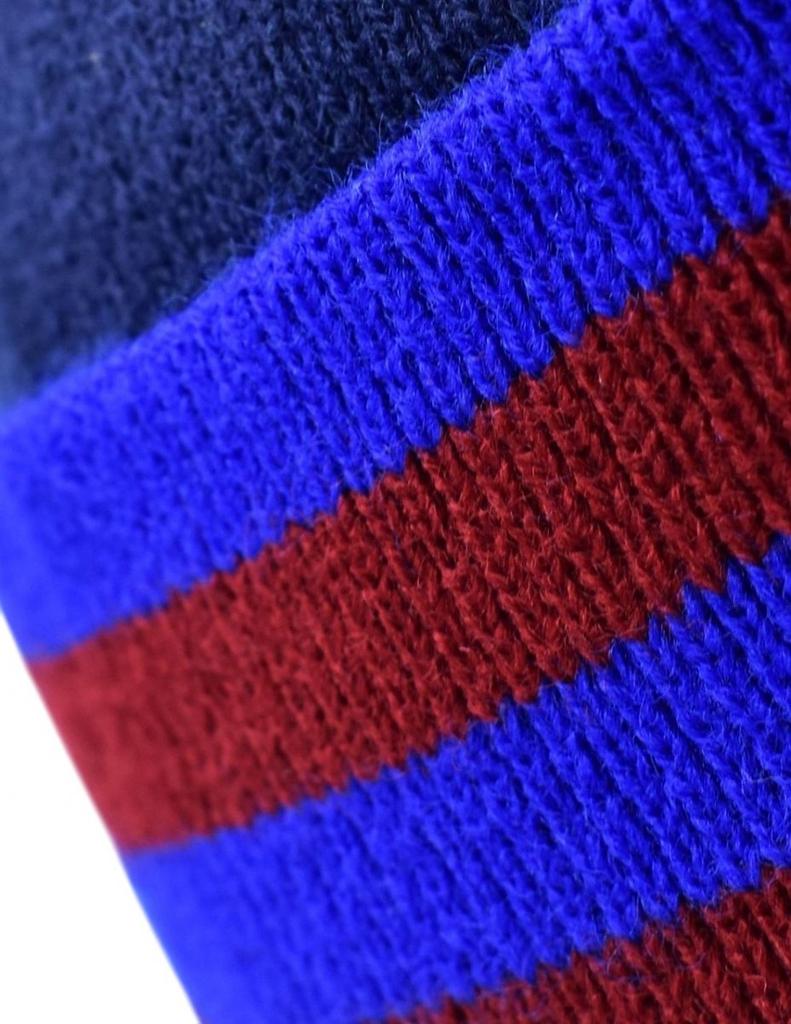 FC Barcelona czapka zimowa junior hat 5004GLIP granatowy OSFW
