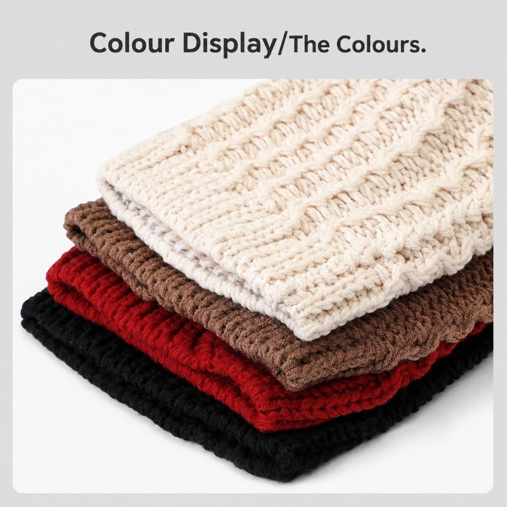 Faux Braid Dreadlock Beanie Knitted Braided Wig Hat Colorful Faux Braid Hat  Daily Outing