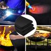 Fireproof Carbon Fiber Felt Black Soldering Protective Pad Torch Shield Mat  for Insulation Welding
