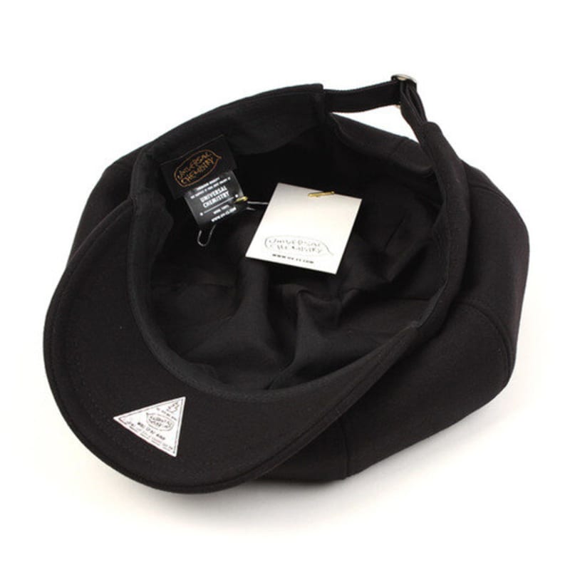 Universal Chemistry Wool Black Belted Newsboy Cap