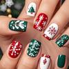 Christmas Theme Wearable Nail Art Tips