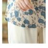 Doll Shirt Women's Loose Cotton Linen Shirt Printed Sweet and Artistic Early Autumn Ramie Lightweight Shirt
