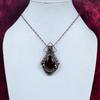 Red Fire Labradorite Pendant Copper Wire Wrapped Pendant Natural Gemstone Jewelry