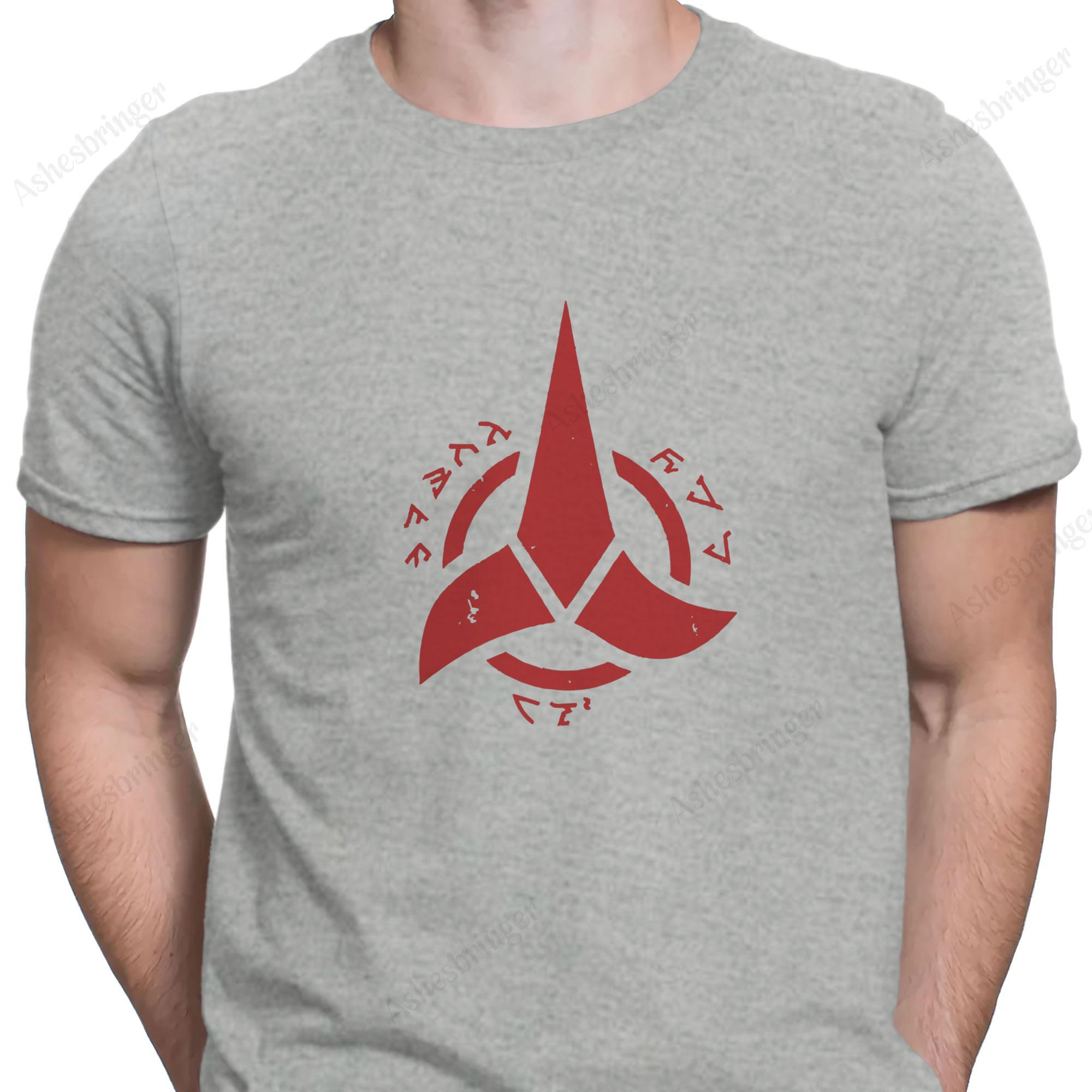 

Мужская графическая футболка с круглым вырезом Star Trek Klingon Empire, уличный повседневный стиль, топы для мужчин и женщин 4XL