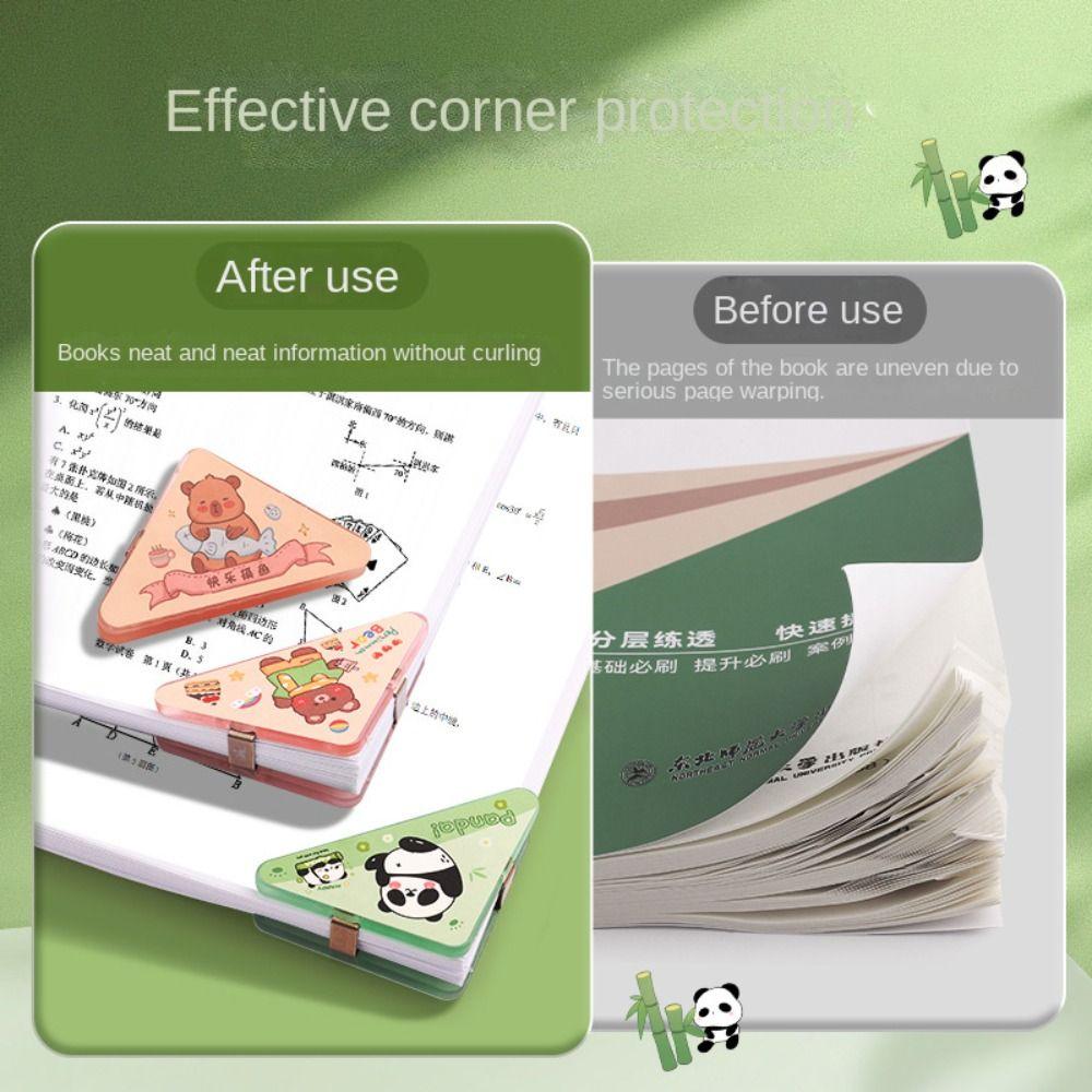 12Pcs Capibara Book Paper Corner Clip Page Holder File Index Photo Clamp  Office School