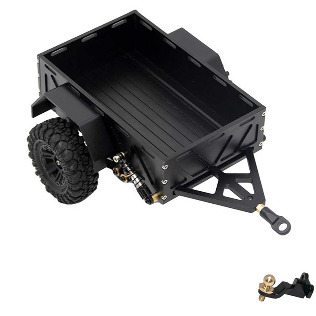 Aluminum Trailer For Hauling Behind Car Aluminum Alloy Utility Trailer Model RC-Car Modification Accessories