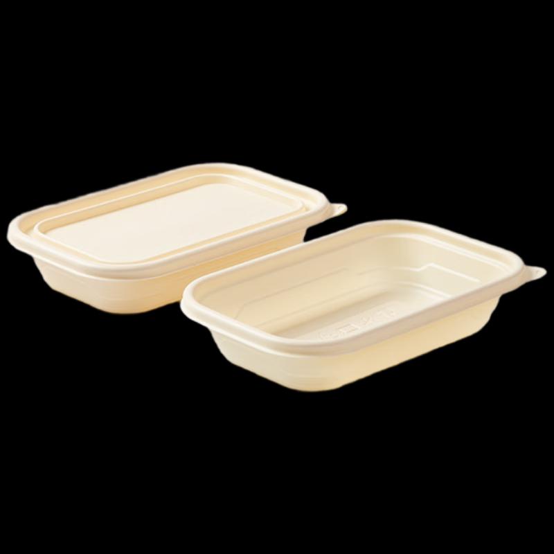 Mr. Corn Biodegradable Corn Starch Food Containers with Lids