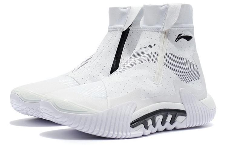 Li Ning Badfive 2 Textile, Synthetic Leather, TPU Slip Resistant, Abrasion Resistant, Cushioning, Coverage, Support ABFR009-3