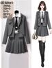 JIURUN Lolita Uniform Gothic Lolita Military Halloween Anime Mori Girl Pleated Skirt and Gothic Plus Perfect for Graduation 4-Piece Set, Costume,