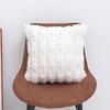 Modern Simple Imitation Rabbit Fur Pillow Case Double-sided Wheat Ear Three-dimensional Cushion Cover Sofa Living Room Pillow Case