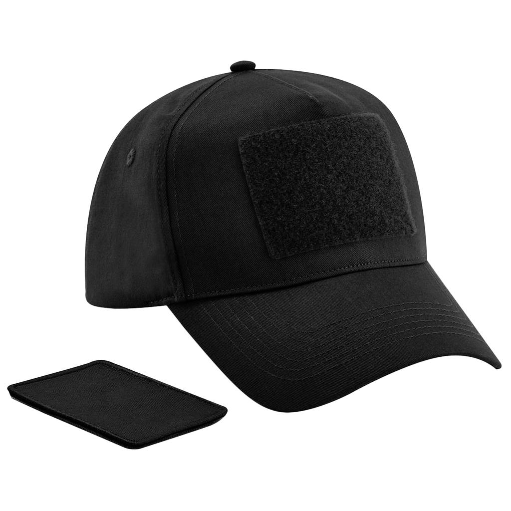 Beechfield 5 Panel Removable Patch Baseball Cap