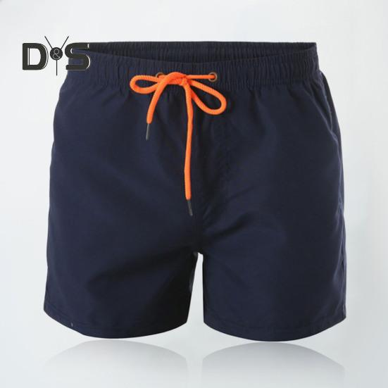 Léto Elastický pas Stahovací šňůrka Plážové surfovací šortky Síťovaná podšívka Kapsy Rychleschnoucí plavky