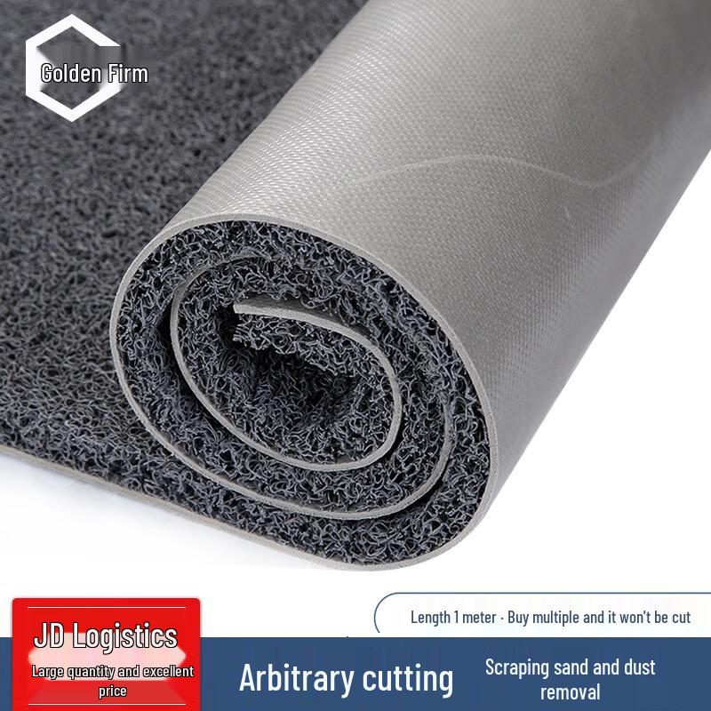 Jinguolao KCAA-865 PVC Anti-Slip Scraper Floor Mat 1.8m W x 15mm T x 1m L