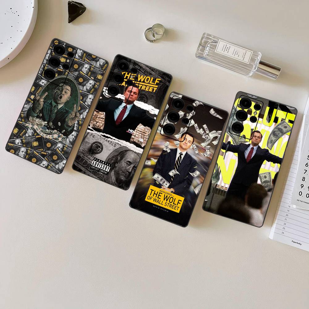 Classic Movie W-Wolf Of W-Wall S-Street Phone Case For Samsung S 24 Fe 25 Ultra Plus 20 Lite 21 30 22 23 24 22 Ultra 5G Fundas