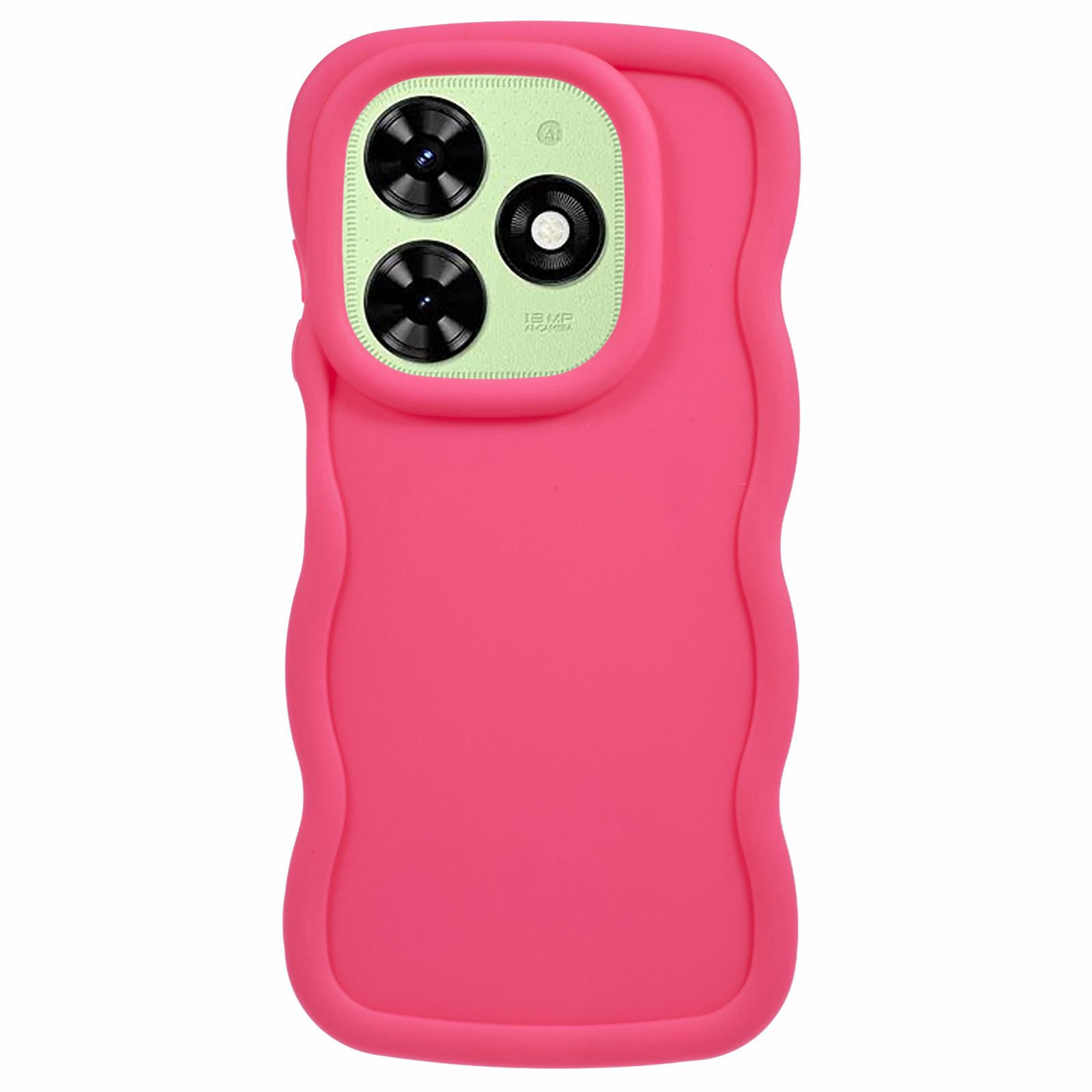 

Серія XL Для TECNO Spark Go 2024 4G/Infinix Smart 8 4G Чохол TPU Чохол для телефону Хвилястий край Rose