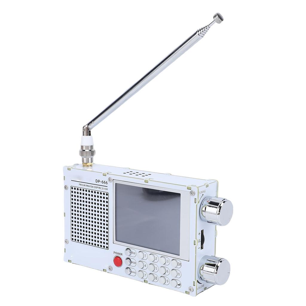 Full Band Radio FM LW MW SW Shortwave Radio 2.8 Inch Resistive Touch LCD Color Screen Portable High Sensitivity Travel Radio