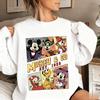 Mickey Mouse Disney Imprimé Vintage Manches Longues Chemise Femme Haut Décontracté Sweat à Col Rond Pull Vêtement de Rue Pull Y2k Automne