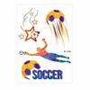 Y2k Spicy Girl Football Tattoo Stickers Featuring Fun Cartoon Ball Instant Decals  Abdominal Waist