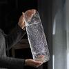 Japanese Crystal Glass 3-Compartment Serving Tray
