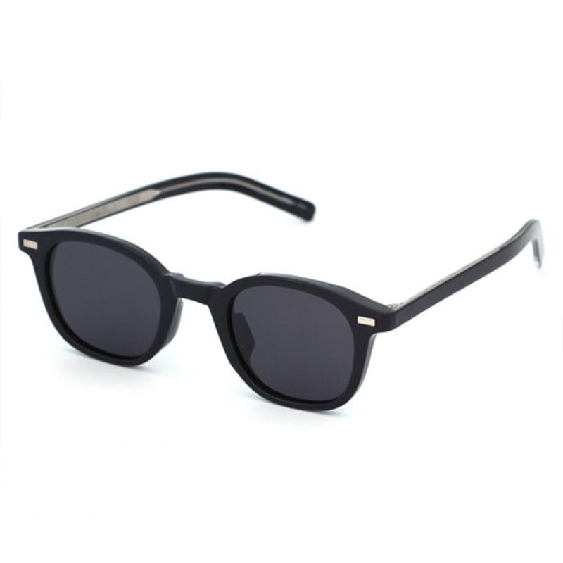 Custom Delight Polarized Horn-Rimmed Sunglasses MILO Black
