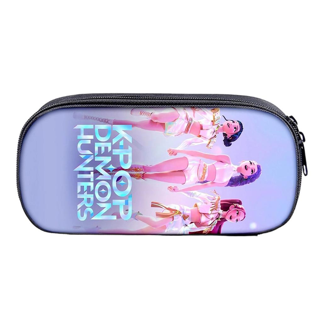 Printed Peripheral Pencil Bag Witch Girls Group Primary And Secondary School Students Pencil Case