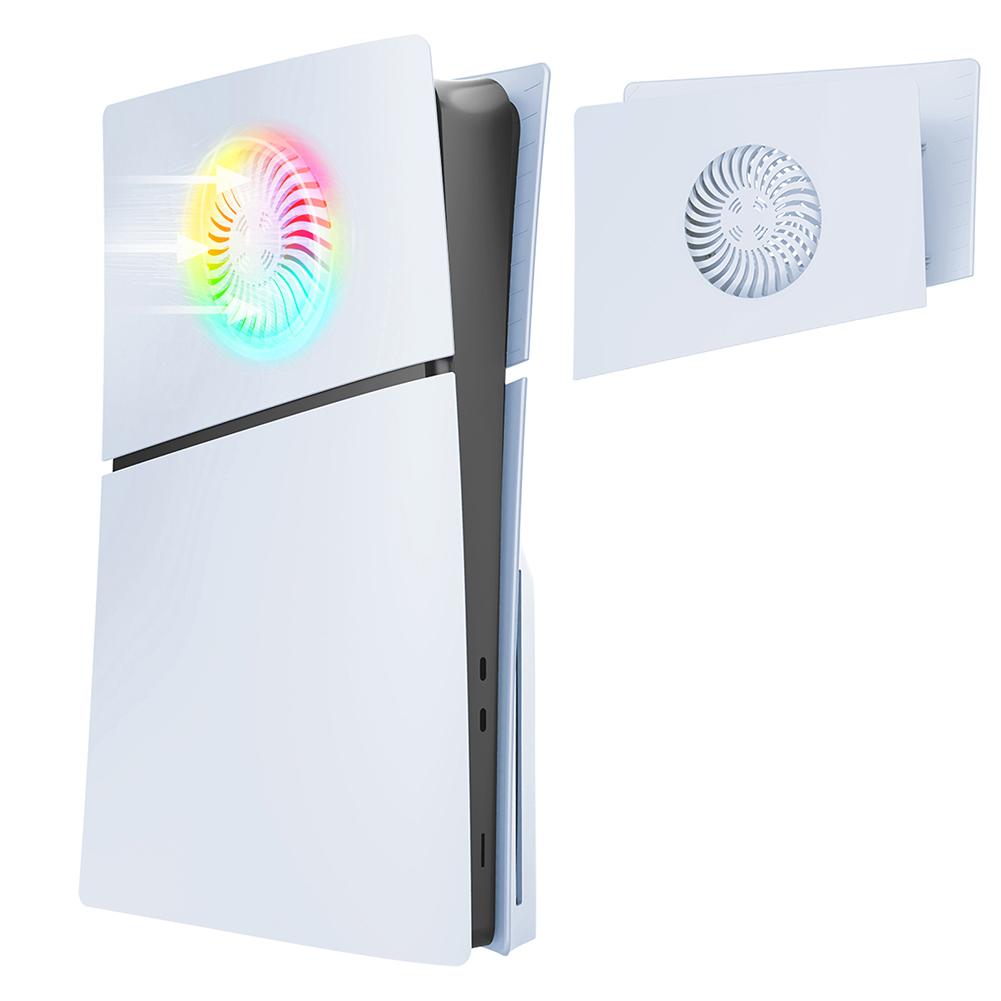 Protective Shell Cover with Cooling Vents Premium ABS Replacement Shell Anti-Scratch Protective Cover for PS5 Slim Console