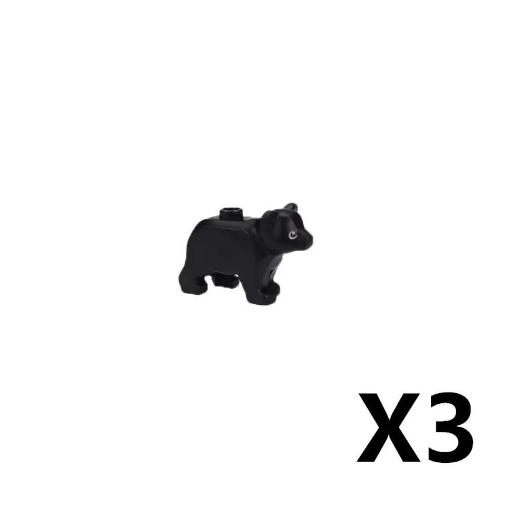 MOC ZOO Farma Zvířat Stavební Kostky Sova Ještěrka Chobotnice Veverka Prase Pes Kuře Kočka Holub Myš Vlk Králík Mini DIY Kostka K060