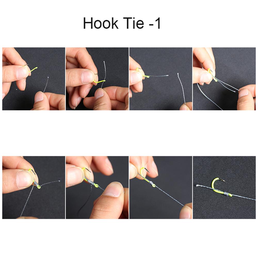 50pcs Sea Tackle for Carp Carbon Steel Bait Holder Luminous #8 / #9 / #10 Fishing Hooks Fishhooks
