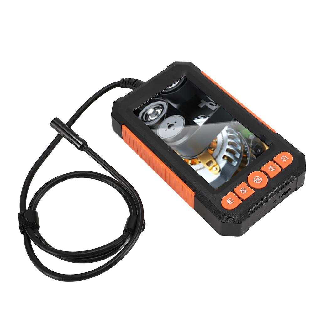 Industrial Endoscope Borescope Camera with 4.3 Inch LCD Screen 8mm 1080P HD Snake Sewer Inspection