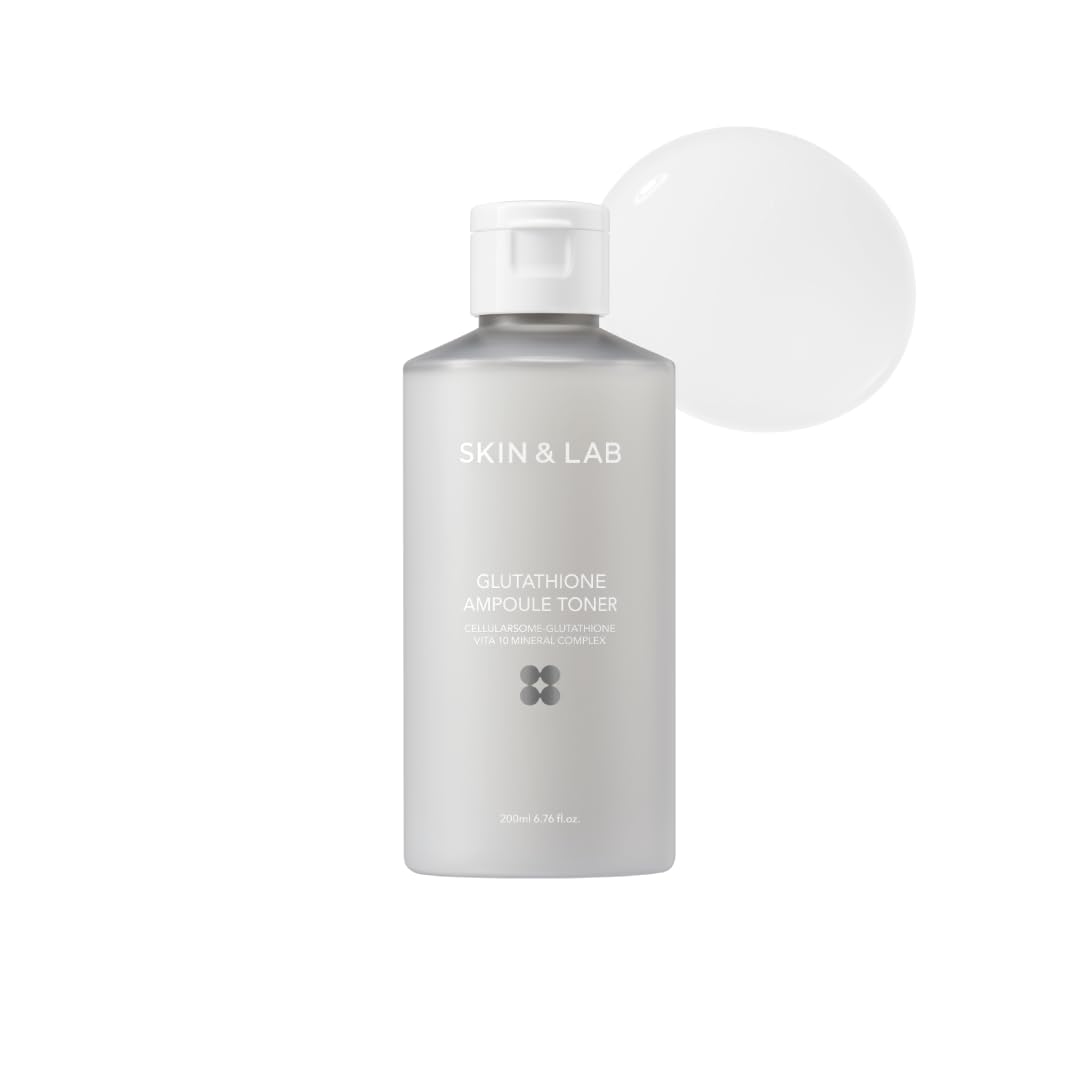 

Skin Lab Тонер с глутатионом для тона кожи [Официальный SKIN&LAB] & 200 мл, 99% чистоты, 3000 PPM, Тонер,